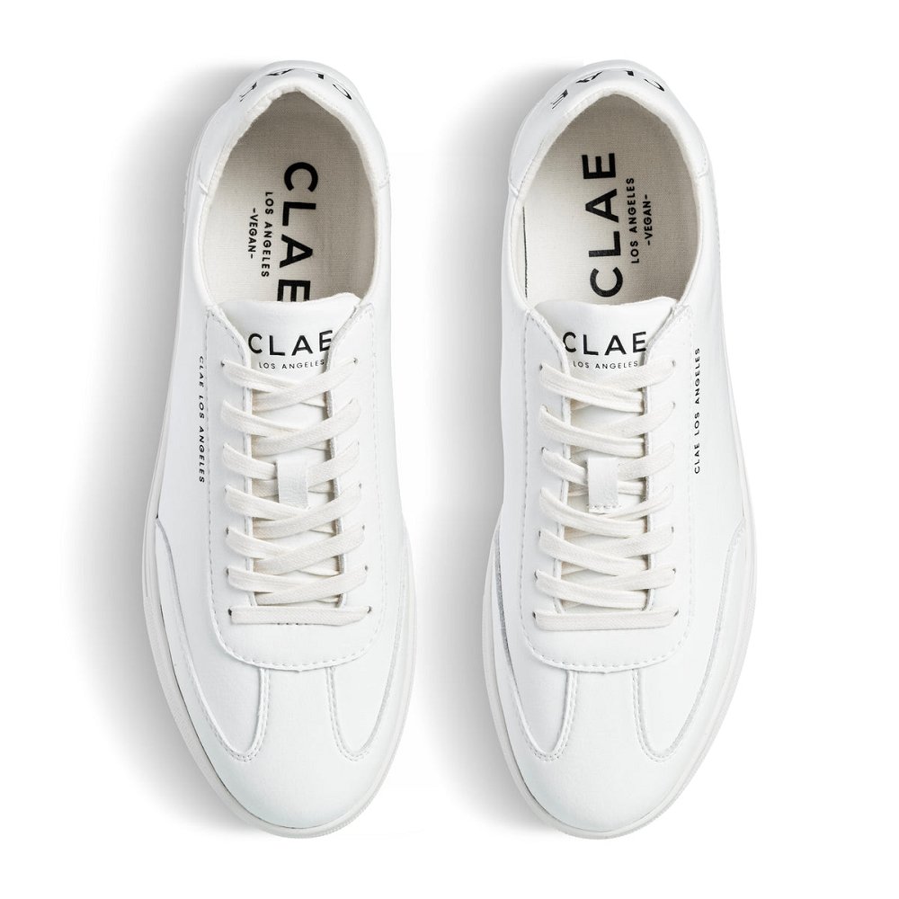 CLAE DEANE VEGAN Shoes Womens USA150-I74 In Triple White Vegan